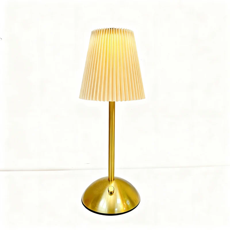 Fabric table lamp with touch switch, 12 model