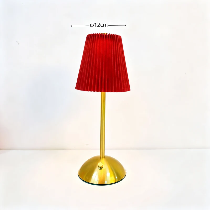 Fabric table lamp with touch switch, 12 model
