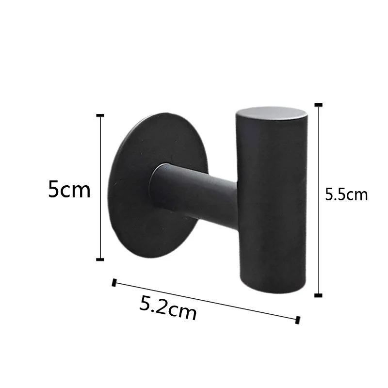 Stainless steel wall hooks, adhesive, bathroom and kitchen