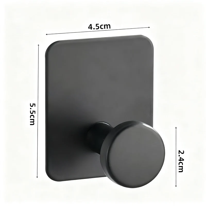 Stainless steel wall hooks, adhesive, bathroom and kitchen
