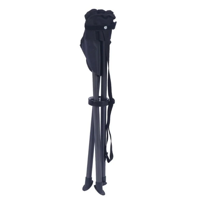 Folding stool made of plastic and steel with Oxford fabric