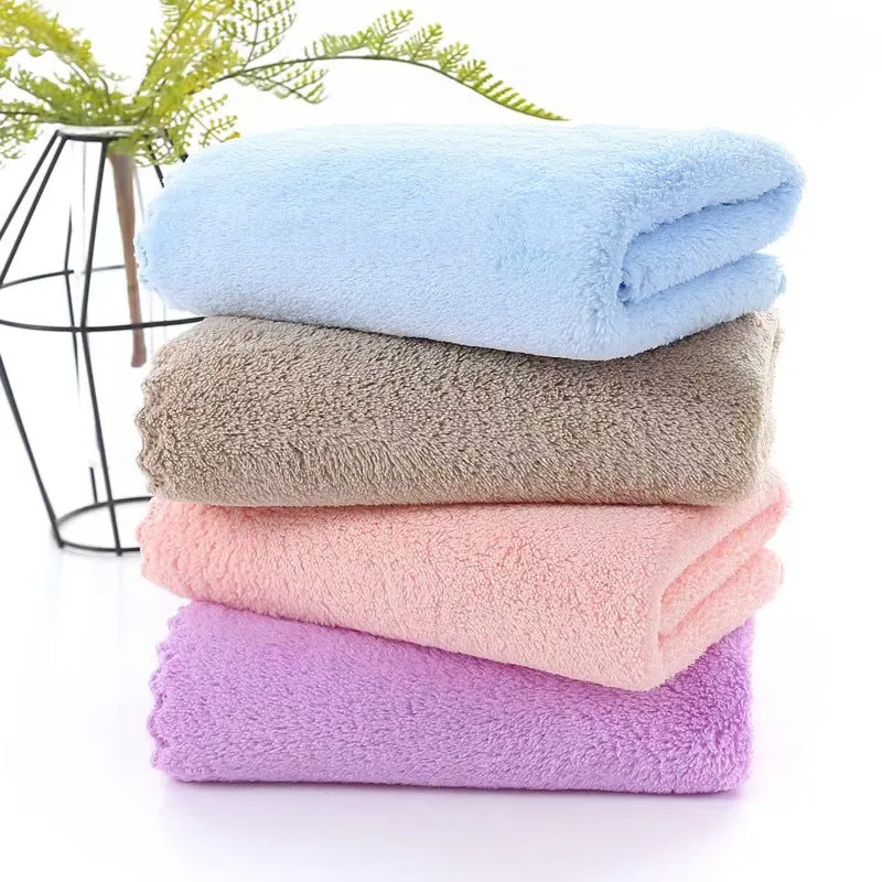 Children's towel made of bamboo silk, 26×53 cm
