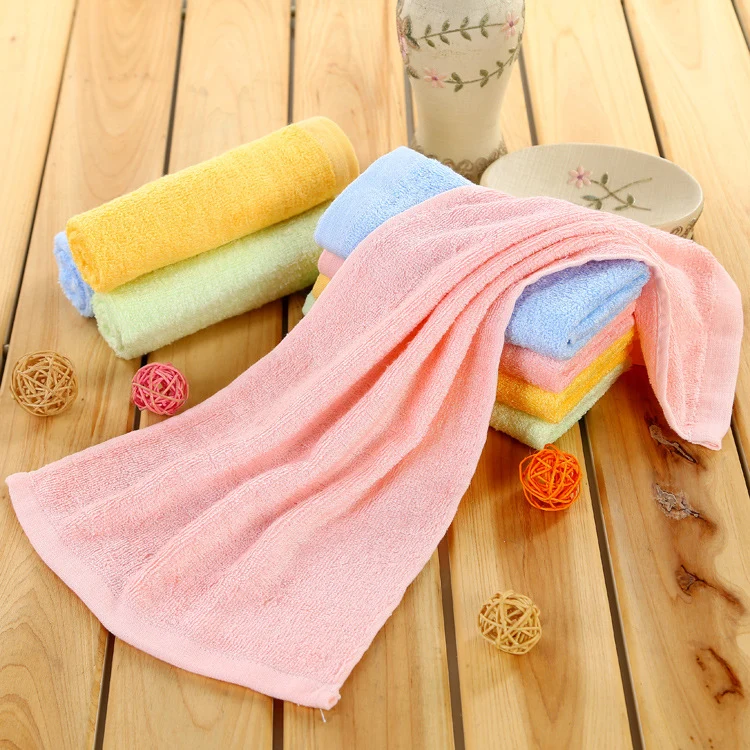 Children's towel made of bamboo silk, 26×53 cm