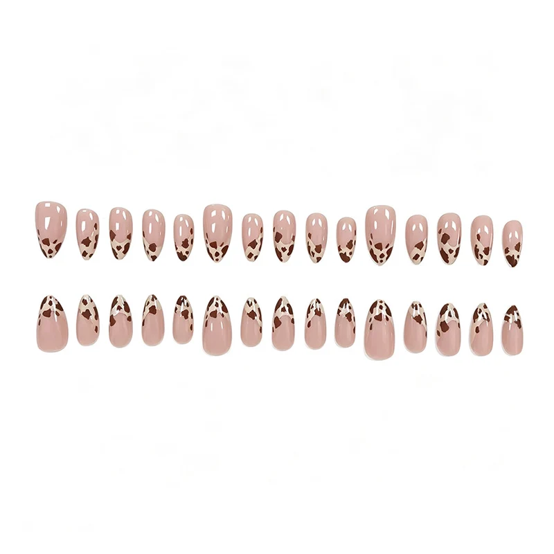 Elegante Tierdruck-Nagelkunstverlängerungen Karnz