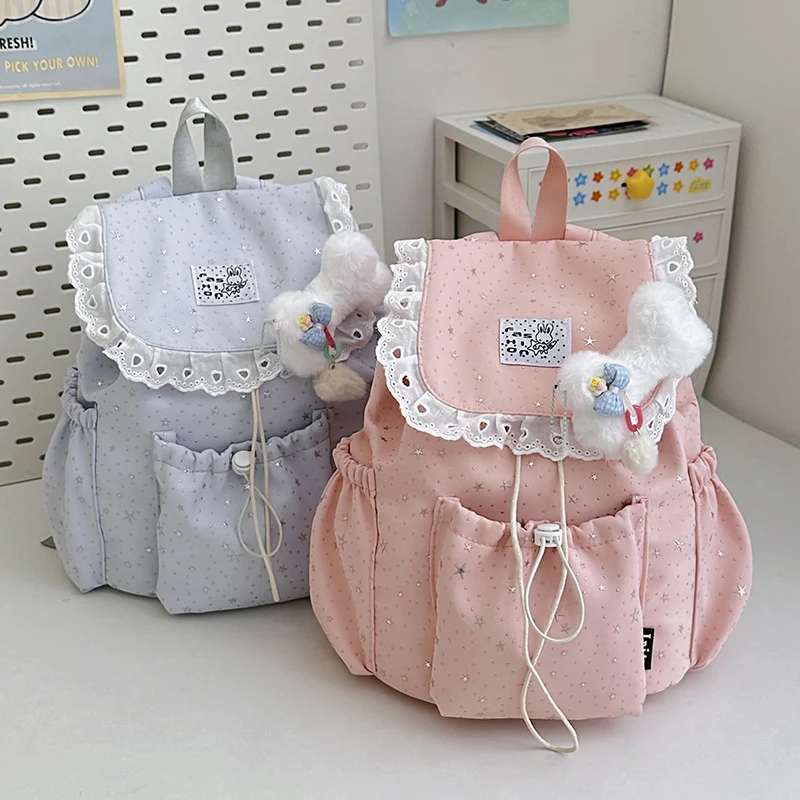 Charming Star-Patterned Backpack Stornfield