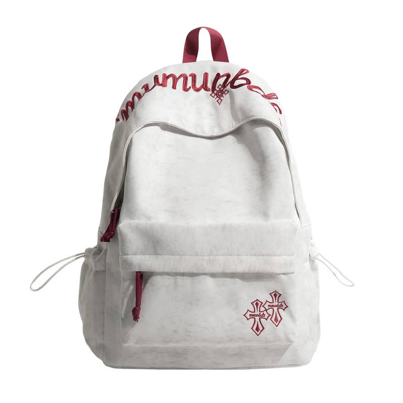 Casual Embroidered Drawstring Backpack Stornfield