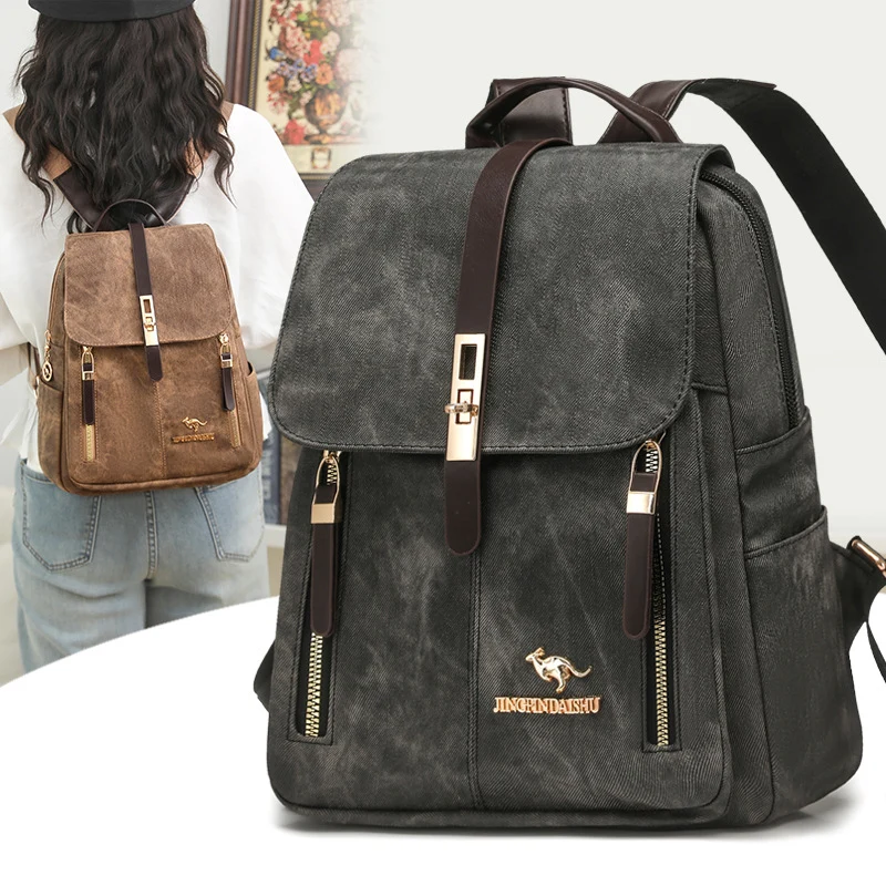 Vintage Canvas Travel Backpack Stornfield