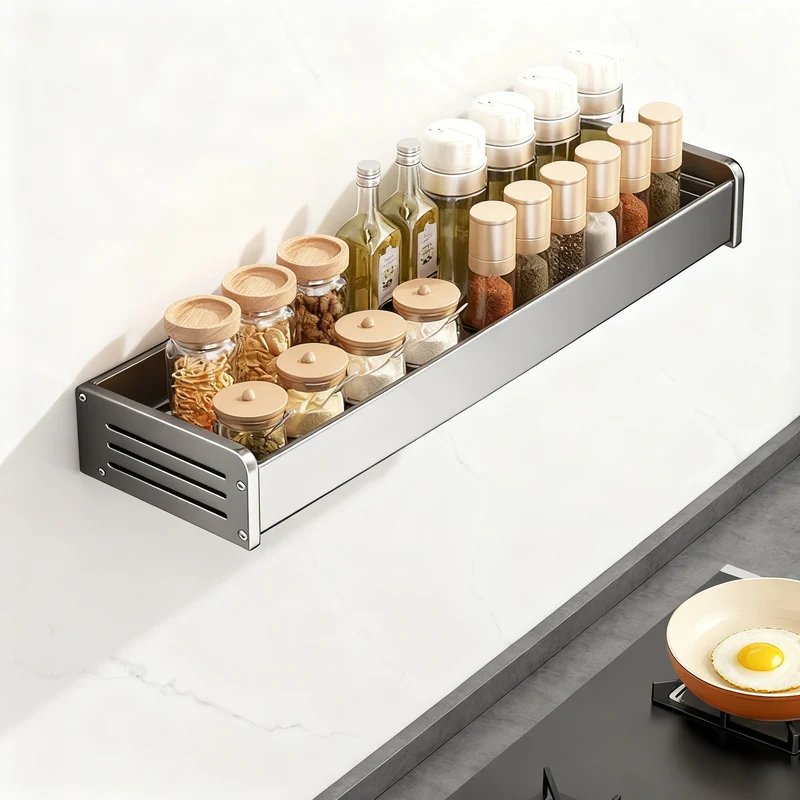 Stainless Steel Kitchen Wall Shelf