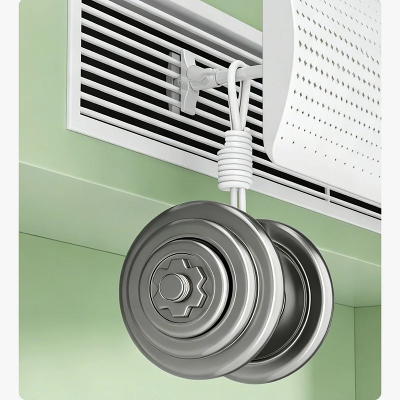 Air conditioning wind deflector for ceiling cassette