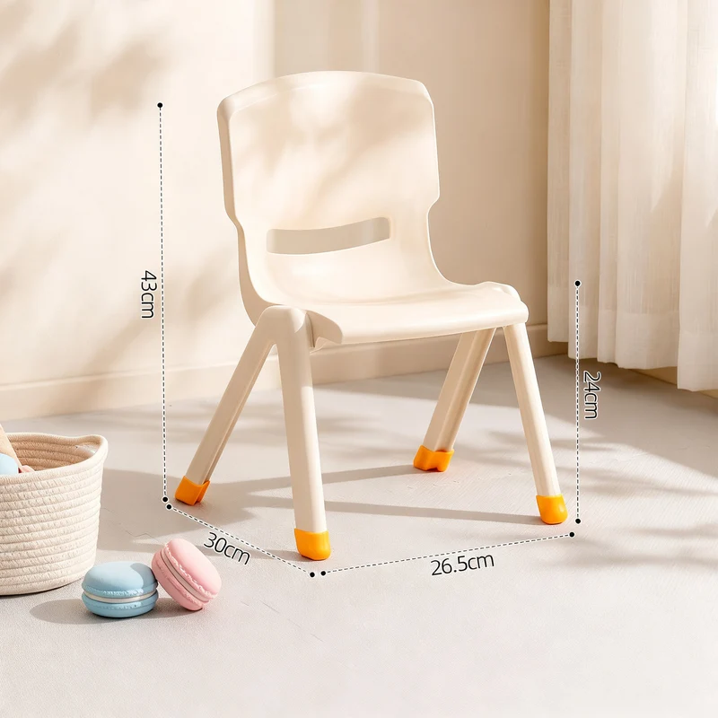 Children's chair made of ABS plastic, non-slip, stackable