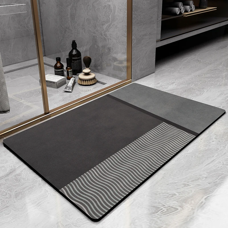 Modern geometrisches Design Badezimmermatte