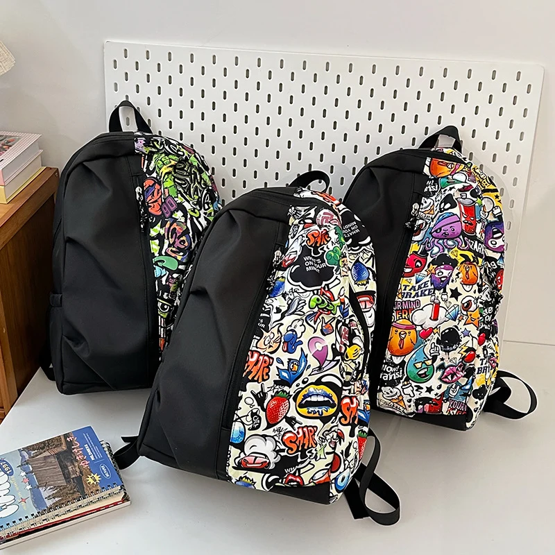 Trendy Graphic Print Backpack Stornfield