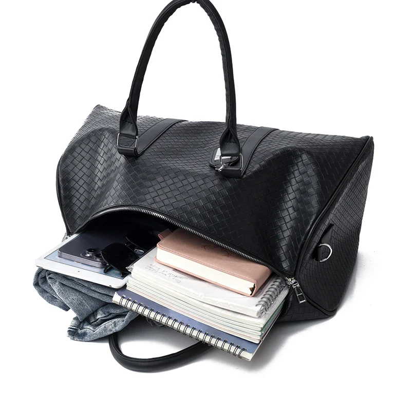 Stylish Checkerboard Travel Duffel Bag Stornfield