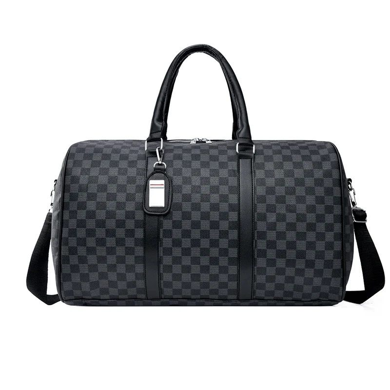 Stylish Checkerboard Travel Duffel Bag Stornfield