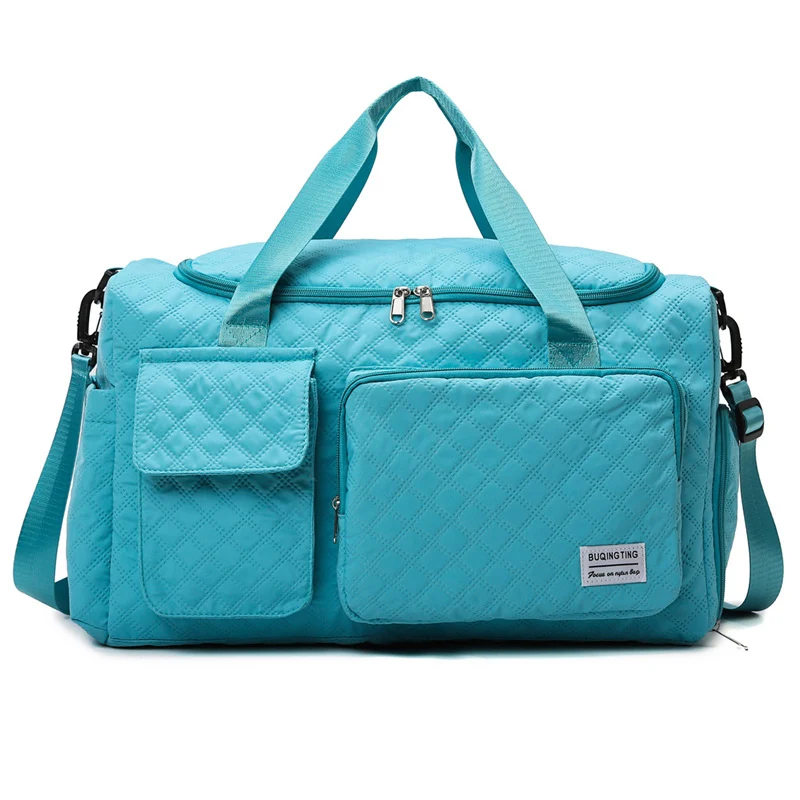 Spacious Quilted Weekend Duffle Bag Stornfield