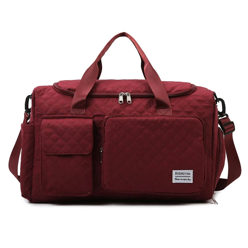 Spacious Quilted Weekend Duffle Bag Stornfield
