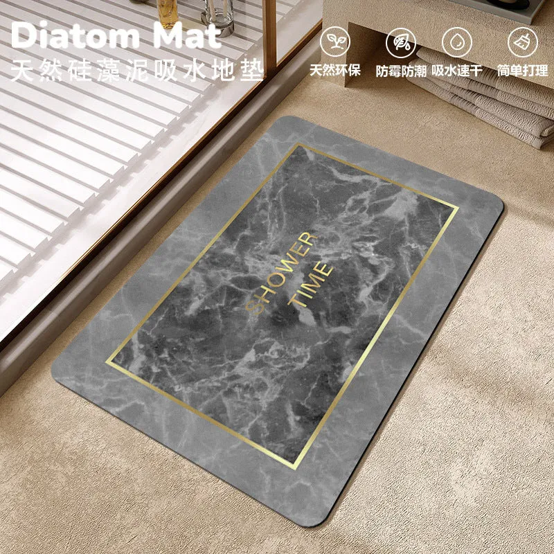 Luxuriöse Marmor Druck Badmatte