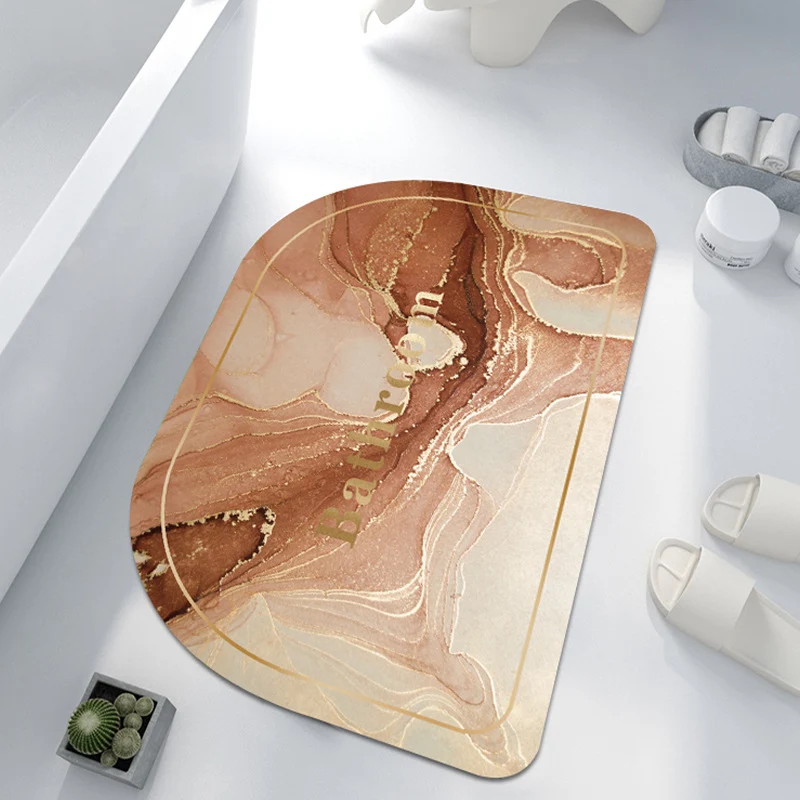 Luxuriöse Marmor Design Badematte