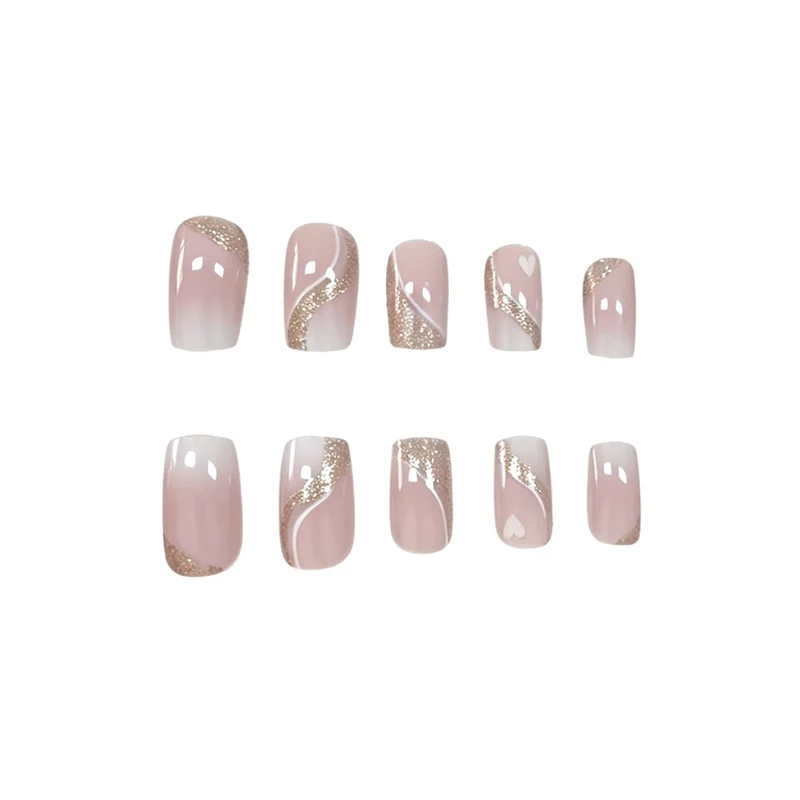 Elegante Glitzer-Nagelverlängerungen Karnz