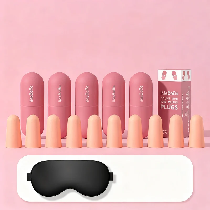 Foam earplugs, model 1100, noise protection