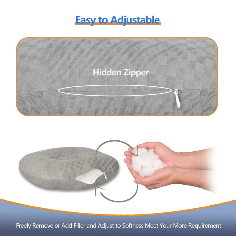 Ear cushions with ear cutout, 44×32×10 cm