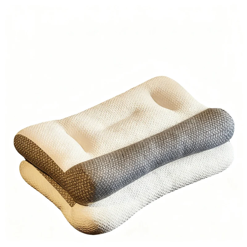 Neck support pillow with soy fiber filling