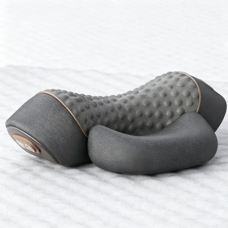 Neck massage pillow with heating function