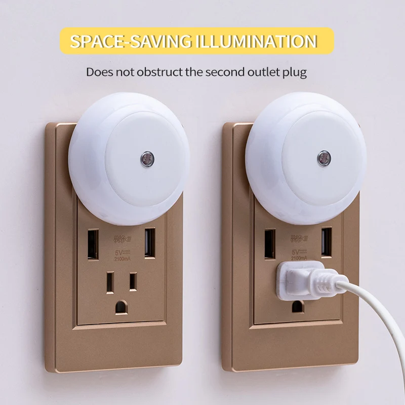 Night light with motion sensor, several colors