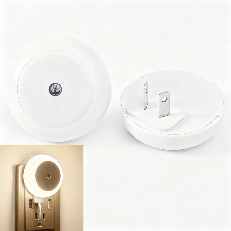 Night light with motion sensor, several colors