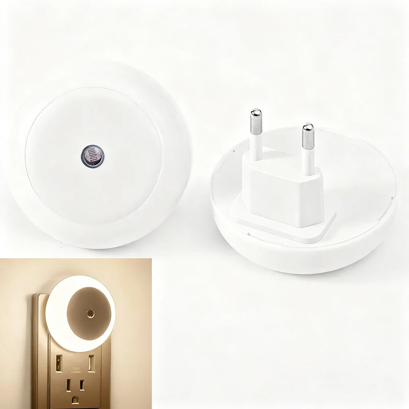 Night light with motion sensor, several colors