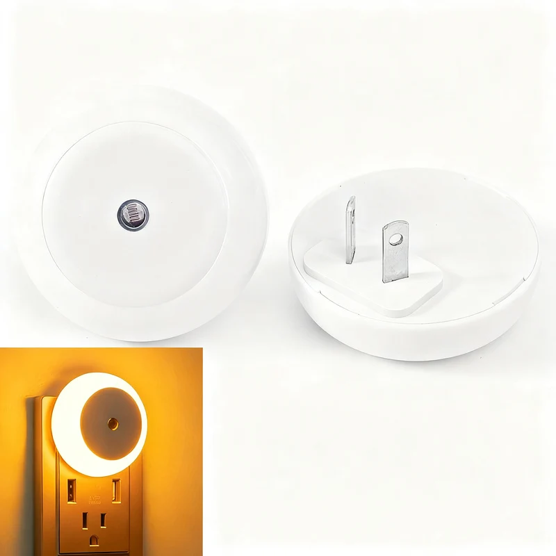 Night light with motion sensor, several colors