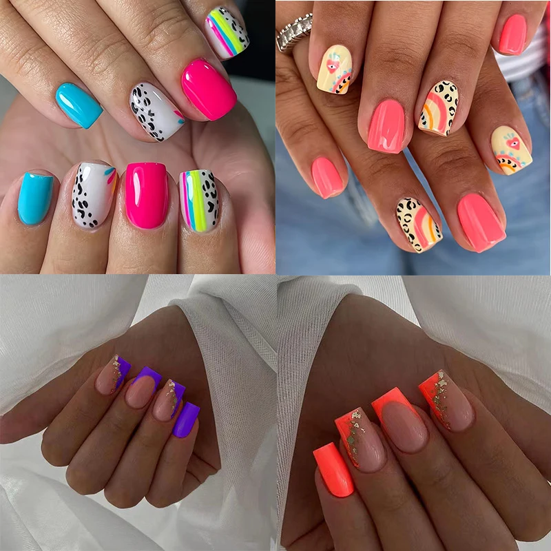 Elegant Glitter French Tip Nail Art Karnz