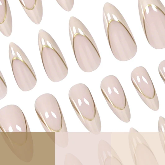 Elegante französische Spitzen Nagelverstärkungen Karnz 1789915352
