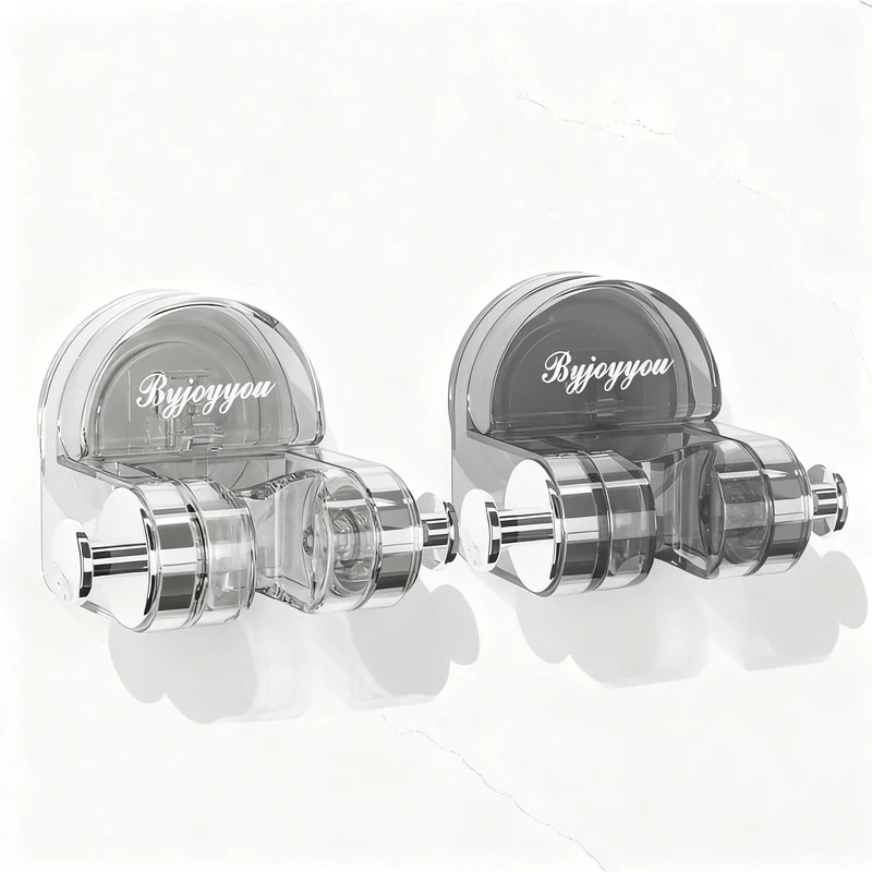 Shower head holder with suction cup, adjustable