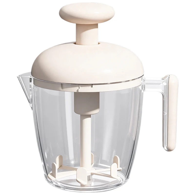 Compressed air mixing cup for whipping and mixing