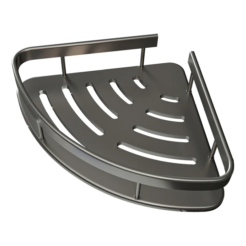 Bathroom corner basket made of aluminum