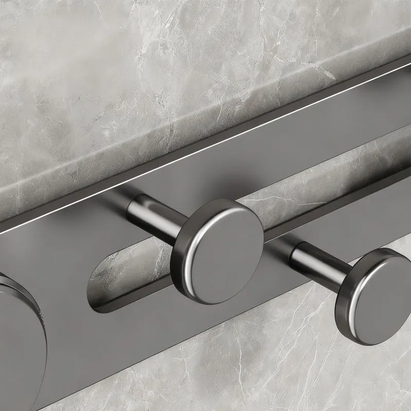 Aluminum suction hooks for doors, 5-piece or 7-piece set