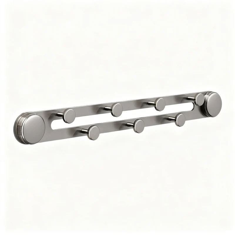 Aluminum suction hooks for doors, 5-piece or 7-piece set
