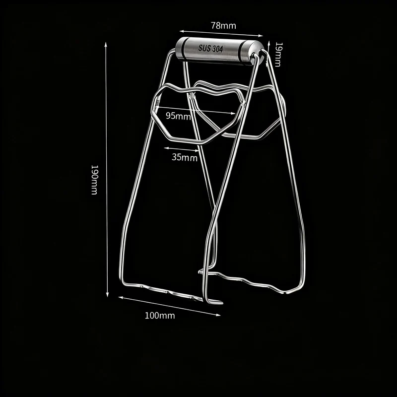 Stainless Steel Bowl Tongs with Heat Protection