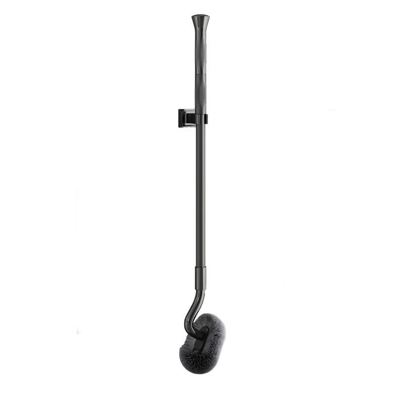 Toilet brush with long handle, extendable up to 115 cm
