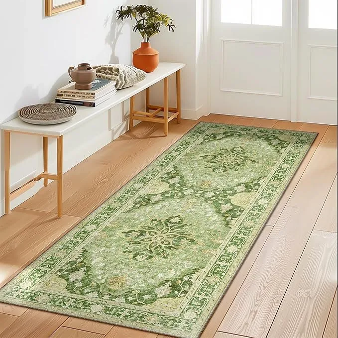 Vintage-inspirierter Läufer Teppich