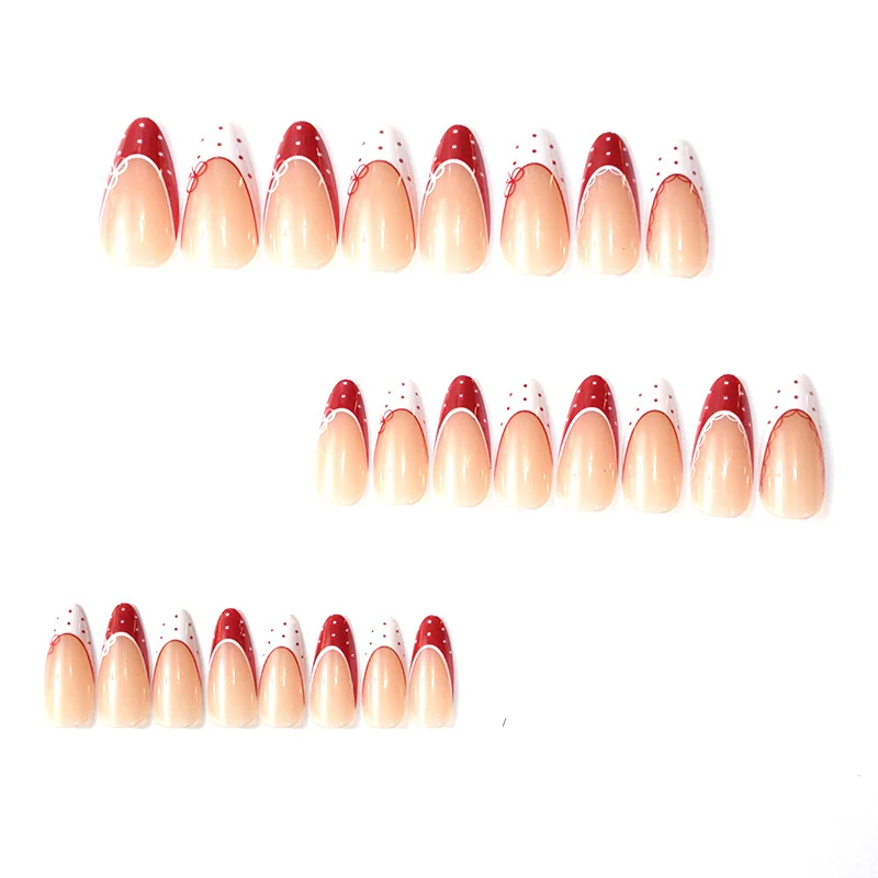 Künstlerische französische Spitzen-Nagelkunst-Verstärkungen Karnz