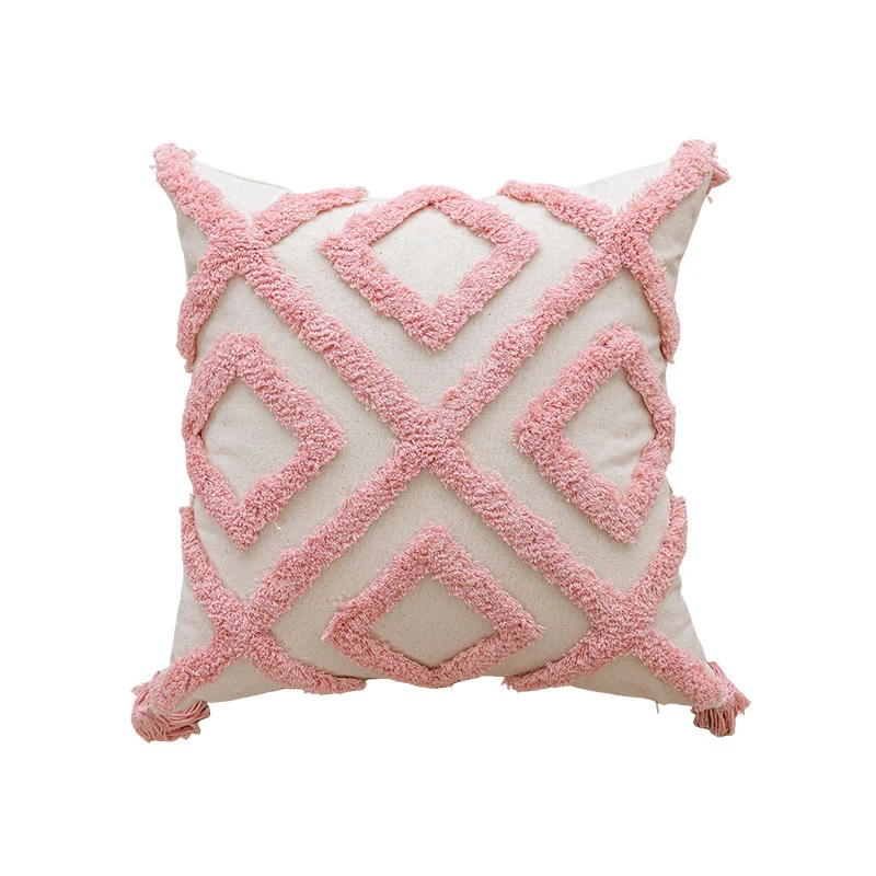 Plush Curly Mongolian Faux Sheepskin Decorative Throw Pillow