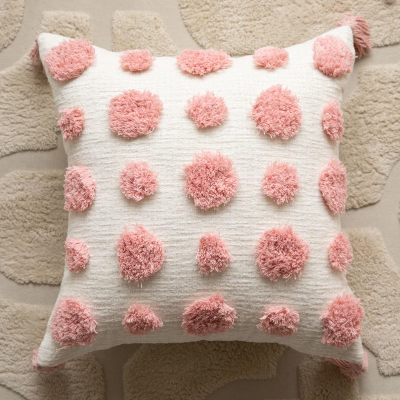 Plush Curly Mongolian Faux Sheepskin Decorative Throw Pillow