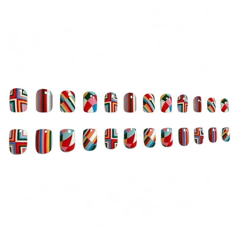 Künstlerisches Multi-Pattern Nagelkunst-Set Karnz