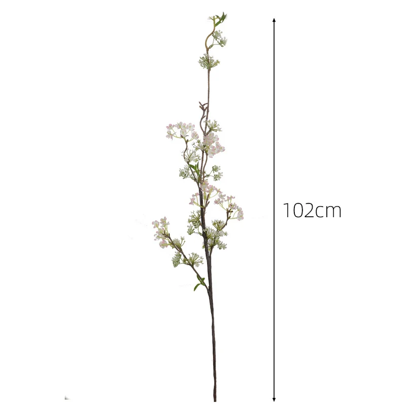 Natural artificial flower branch with detailed flowers