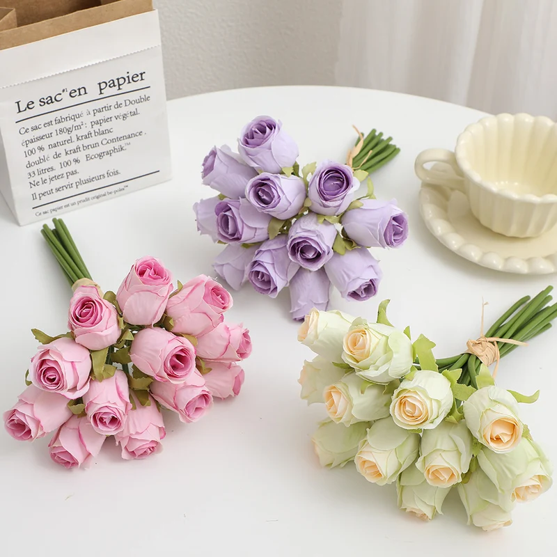 Artificial rose bouquet with fine details