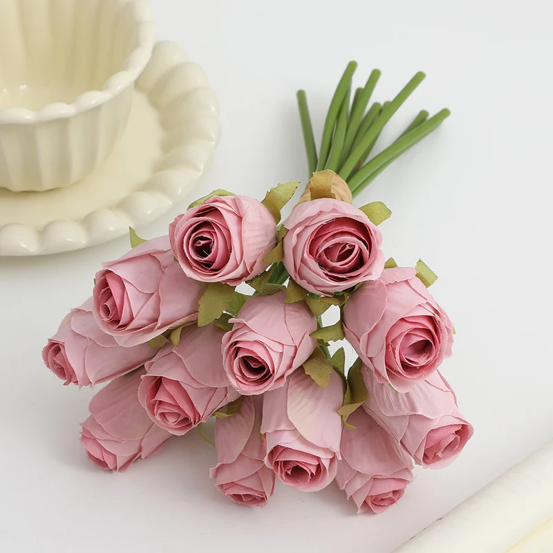 Artificial rose bouquet with fine details