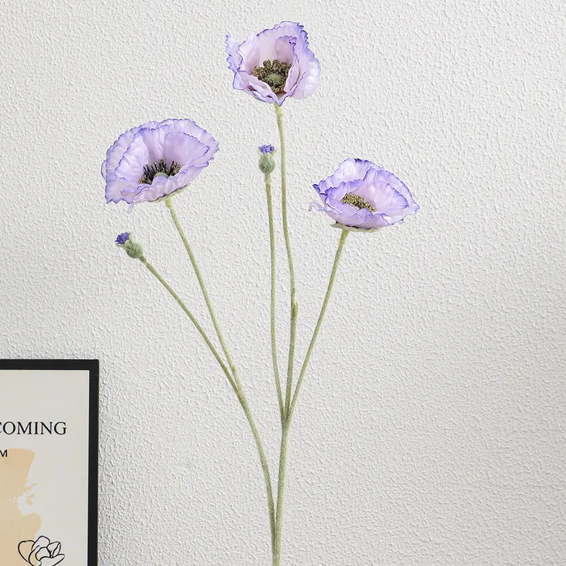 Artificial Romantic Poppy Bouquet
