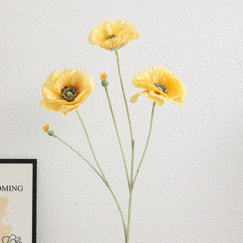 Artificial Romantic Poppy Bouquet